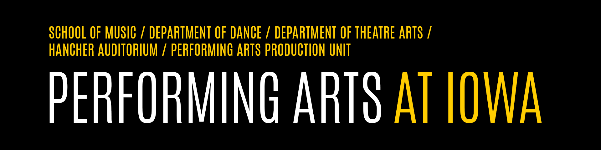 Performing Arts at Iowa