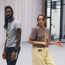 Douglas Baker and Juliet Paramor in the Dance Building