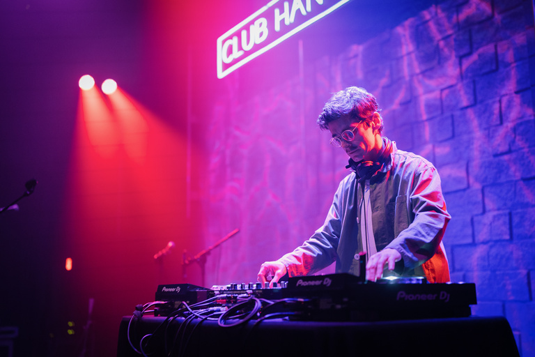 JD Samson performed at Hancher Auditorium in Iowa City as part of the 2025 Infinite Dream Festival
