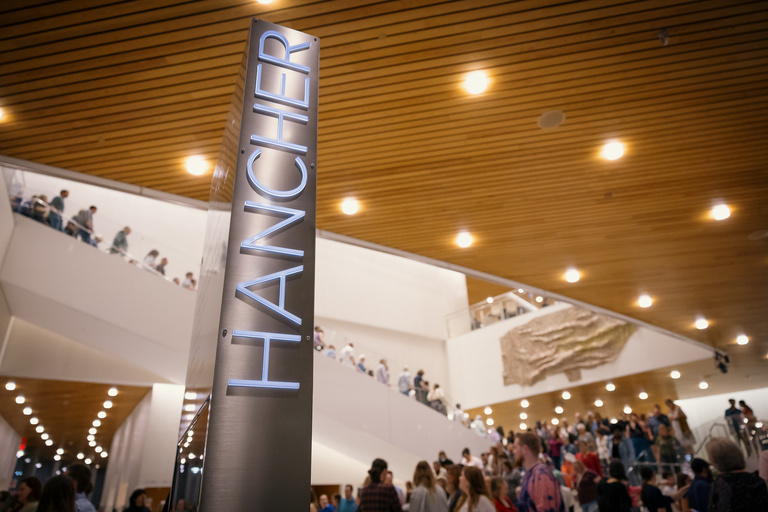 The Hancher lobby fills with Josh Johnson fans during Infinite Dream Festival