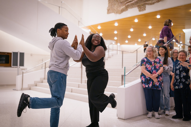 Comedian Josh Johnson during the audience meet + greet event following his performance 