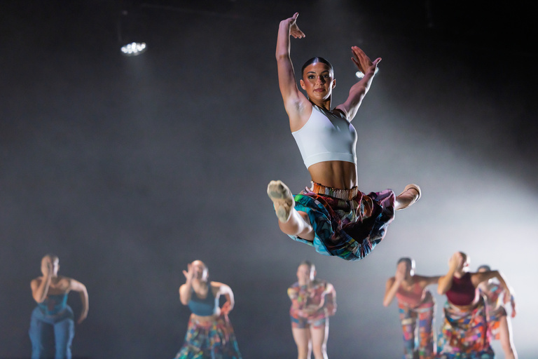 UI Dance students perform Lagrimas do Paraiso during Dance Gala at Hancher Auditorium